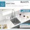 Ruvati 12" Undermount Bar Prep Kitchen Sink 16 Gauge SS Single Bowl RVM5912 - alternate 3